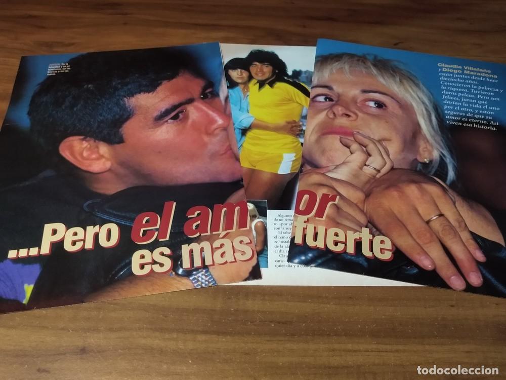 Otros Art&iacute;culos de Coleccionismo en Papel: (A189) Diego Maradona * Clippings Revista 3 Pgs * 1995