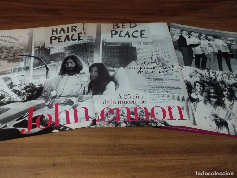 Otros Art&iacute;culos de Coleccionismo en Papel: (A210) John Lennon * Clippings Revista 5 Pgs * 2005