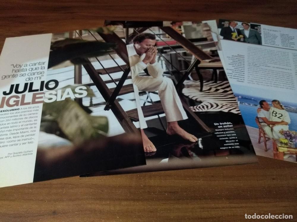 Otros Art&iacute;culos de Coleccionismo en Papel: (A212) Julio Iglesias * Clippings Revista 4 Pgs * 2011