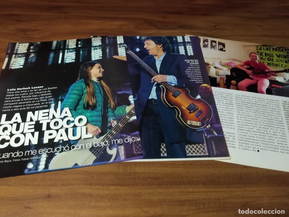 Otros Art&iacute;culos de Coleccionismo en Papel: (A269) Paul McCartney + Mariana Lali Esposito * Clippings Revista 6 Pgs * 2016