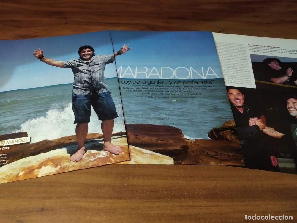 Otros Art&iacute;culos de Coleccionismo en Papel: (A337) Diego Maradona * Clippings Revista 3 Pgs * 2011