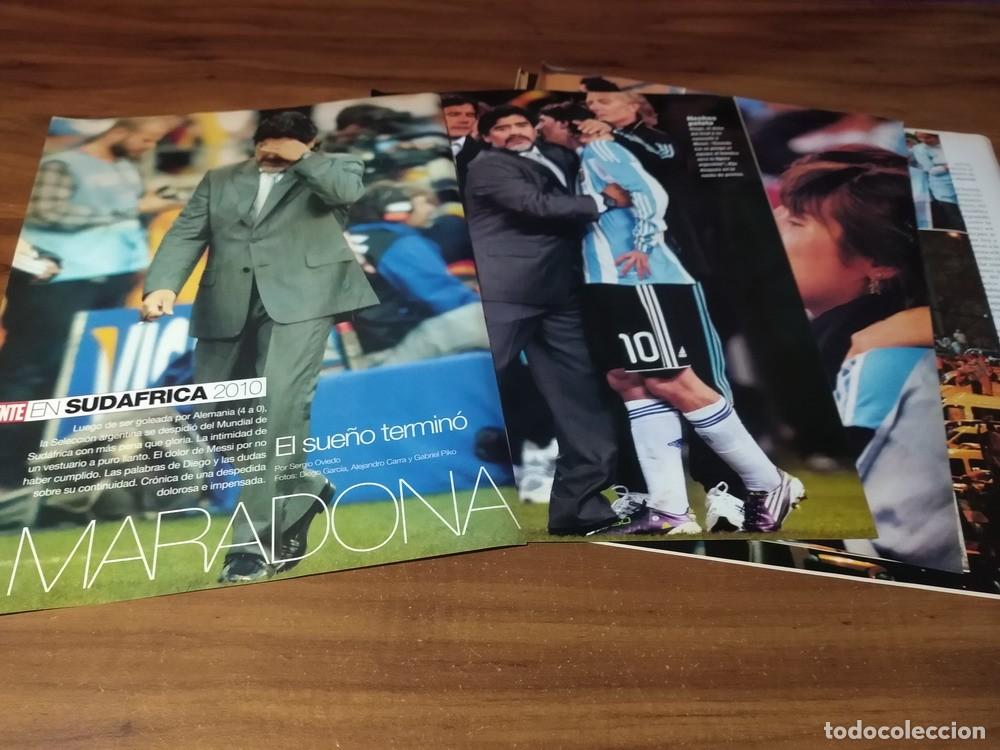 Otros Art&iacute;culos de Coleccionismo en Papel: (A338) Diego Maradona * Clippings Revista 6 Pgs * 2010