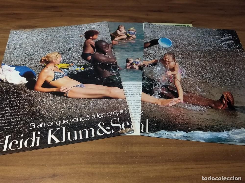 Otros Art&iacute;culos de Coleccionismo en Papel: (U145) Heidi Klum & Seal * Clippings Revista 3 Pgs * 2008