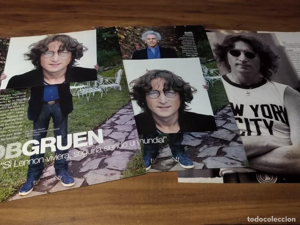 Otros Art&iacute;culos de Coleccionismo en Papel: (U189) Bob Gruen & John Lennon * Clippings Revista 4 Pgs * 2013
