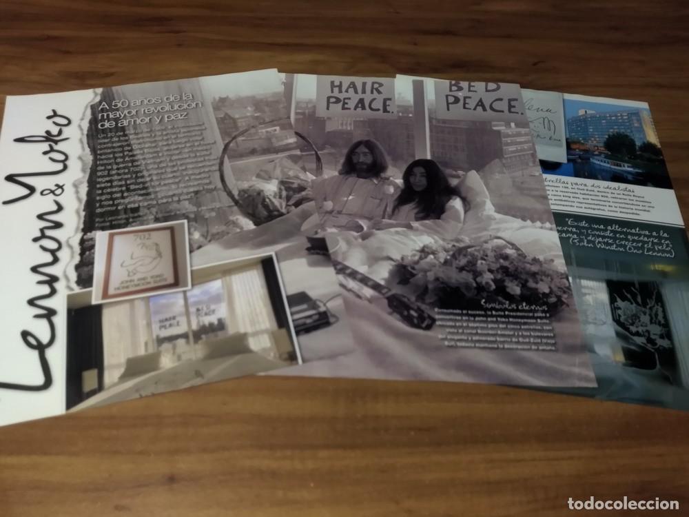 Otros Art&iacute;culos de Coleccionismo en Papel: (U248) John Lennon * Clippings Revista 3 Pgs * 2019