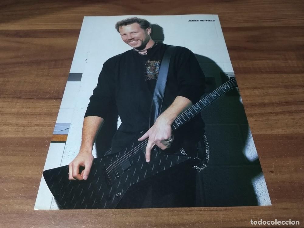 Otros Art&iacute;culos de Coleccionismo en Papel: (MQ317) Metallica * James Hetfield * Mini Poster Pinup 28 x 20