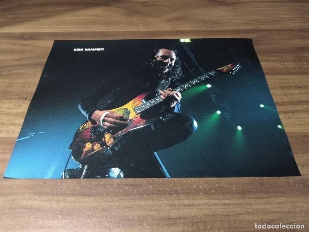 Otros Art&iacute;culos de Coleccionismo en Papel: (MQ340) Metallica * Kirk Hammett * Mini Poster Pinup 28 x 21