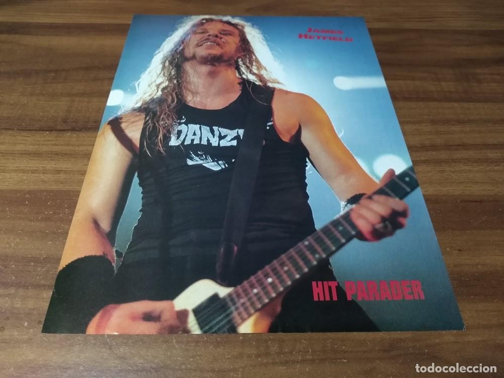 Otros Art&iacute;culos de Coleccionismo en Papel: (MQ454) Metallica * James Hetfield * Mini Poster Pinup 28 x 21