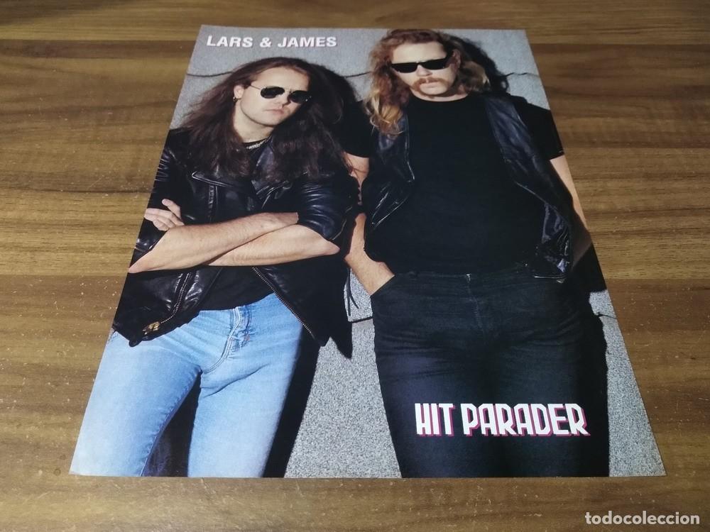 Otros Art&iacute;culos de Coleccionismo en Papel: (MQ461) Metallica * James & Lars * Mini Poster Pinup 28 x 21