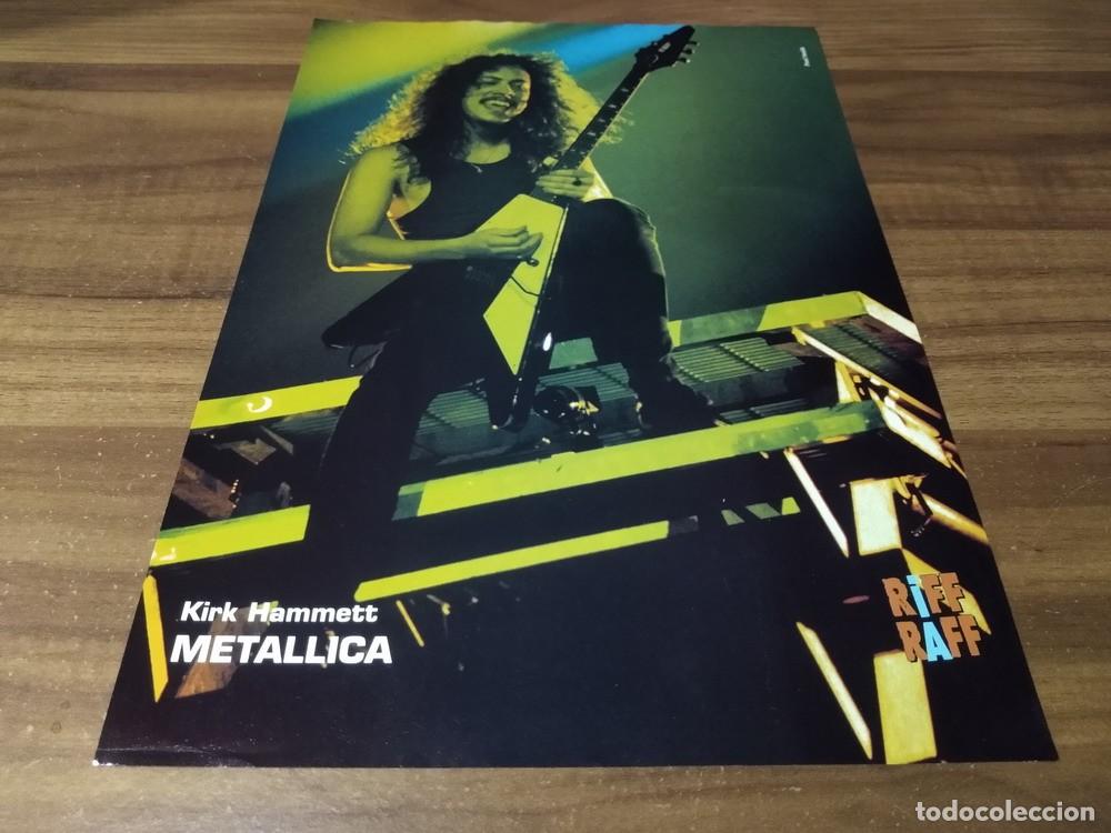 Otros Art&iacute;culos de Coleccionismo en Papel: (MQ464) Metallica * Kirk Hammett * Mini Poster Pinup 30 x 21