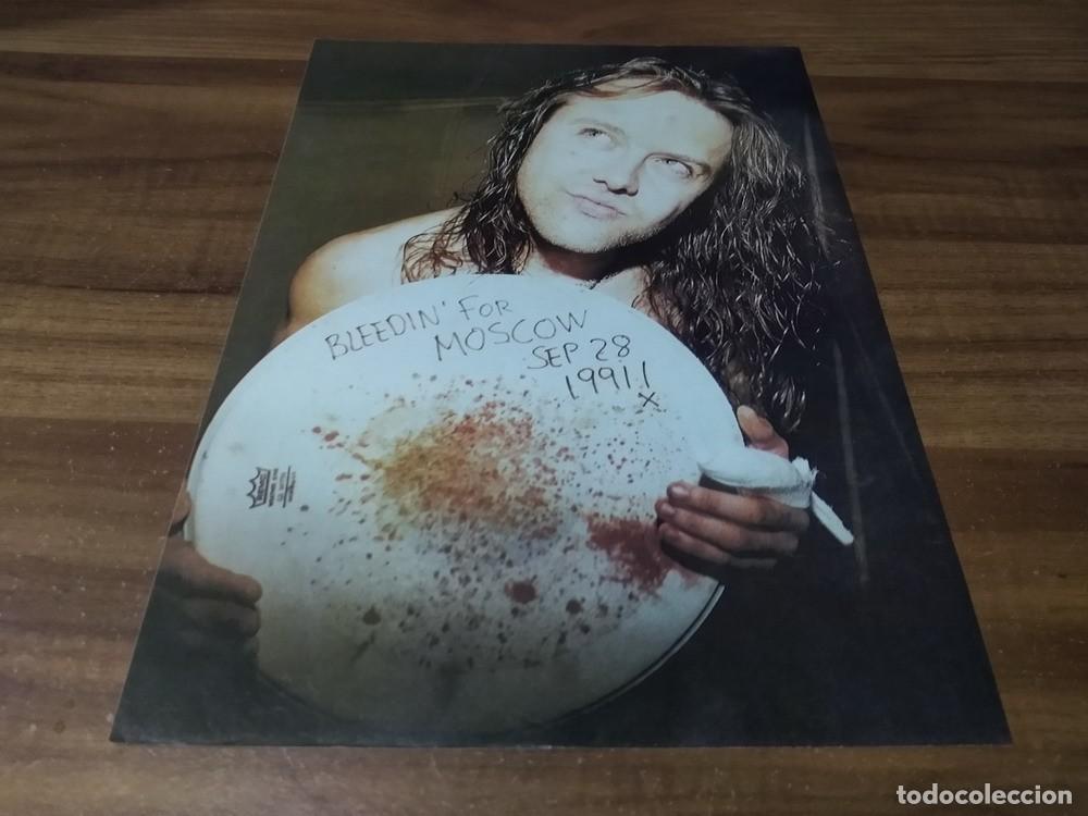 Otros Art&iacute;culos de Coleccionismo en Papel: (MQ466) Metallica * Lars Ulrich * Mini Poster Pinup 28 x 20