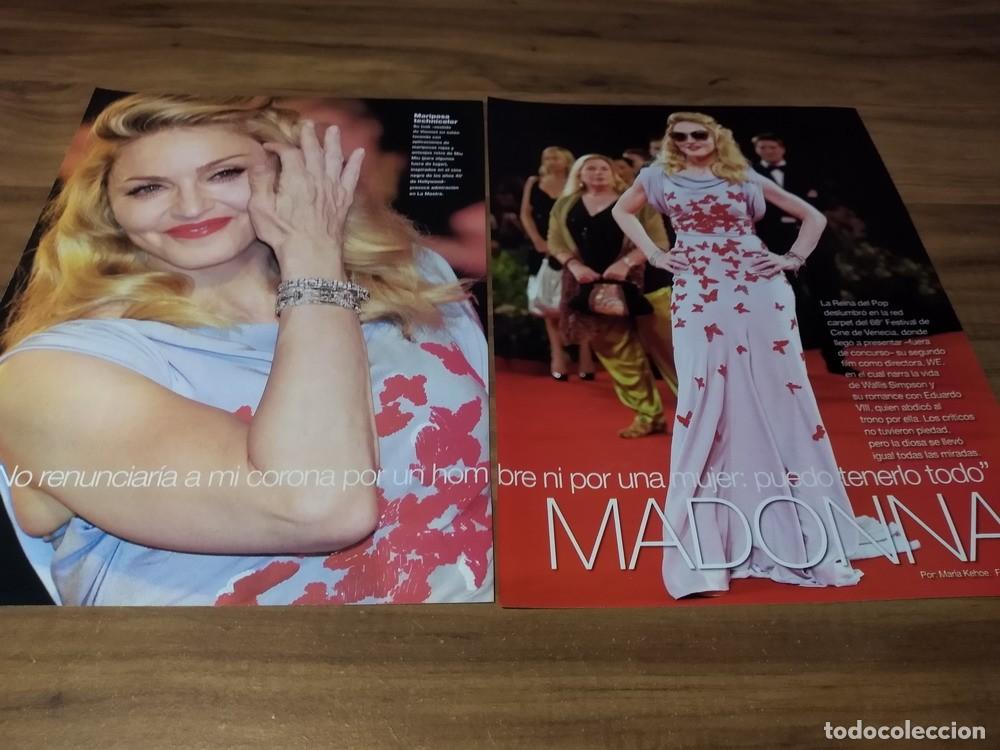 Otros Art&iacute;culos de Coleccionismo en Papel: (U370) Madonna * Clippings Revista 2 Pgs * 2011