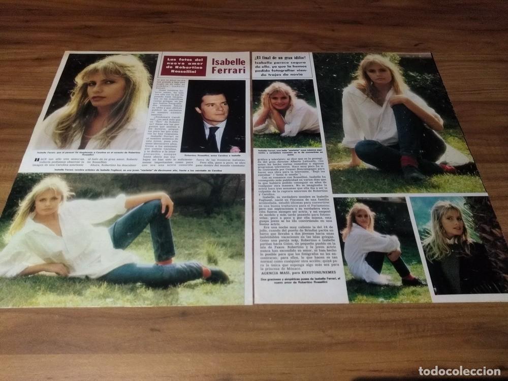 Otros art&iacute;culos de coleccionismo en papel: (B050) Isabelle Ferrari * Clippings Revista 2 Pgs