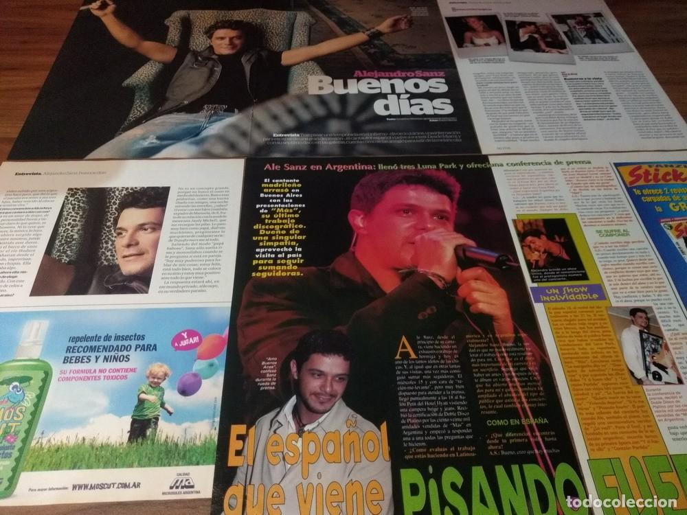 Otros Art&iacute;culos de Coleccionismo en Papel: (B111) Alejandro Sanz * Clippings Revista 9 Pgs
