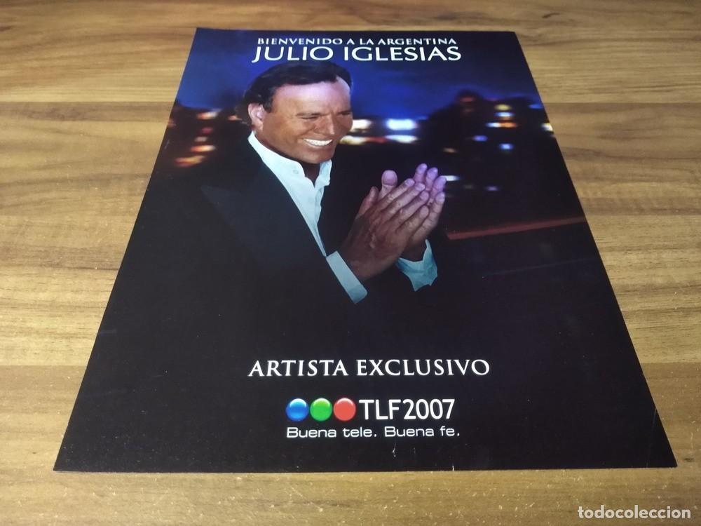 Otros Art&iacute;culos de Coleccionismo en Papel: (PH264) Publicidad Clipping Julio Iglesias * Telefe