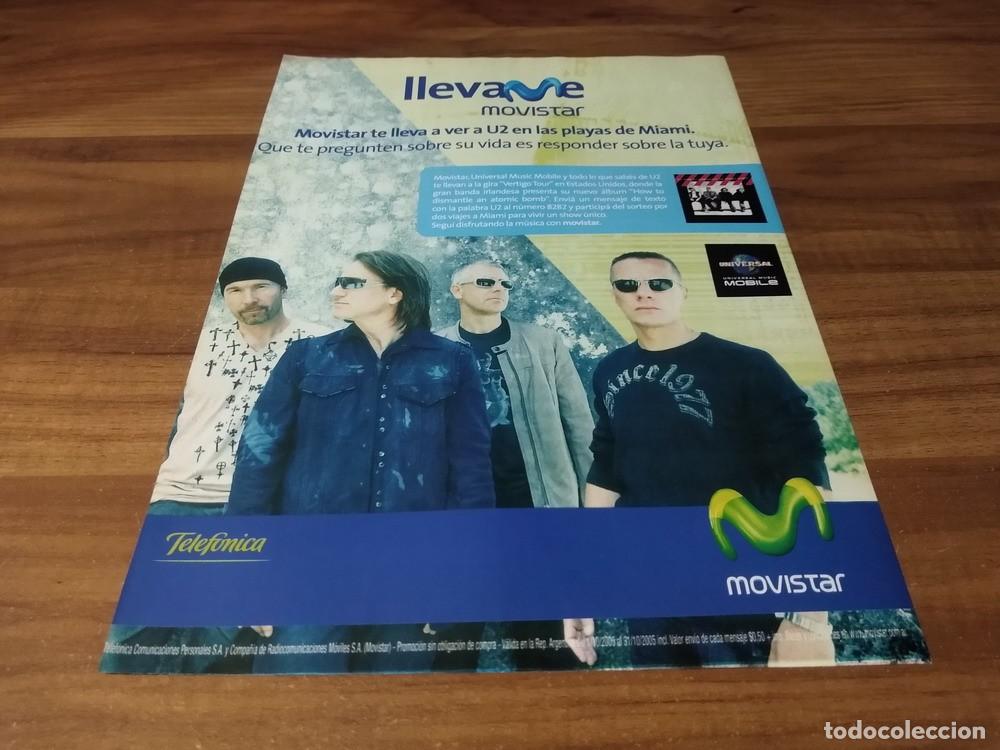 Otros Art&iacute;culos de Coleccionismo en Papel: (PH474) Publicidad Clipping U2 * Bono Vox * Movistar