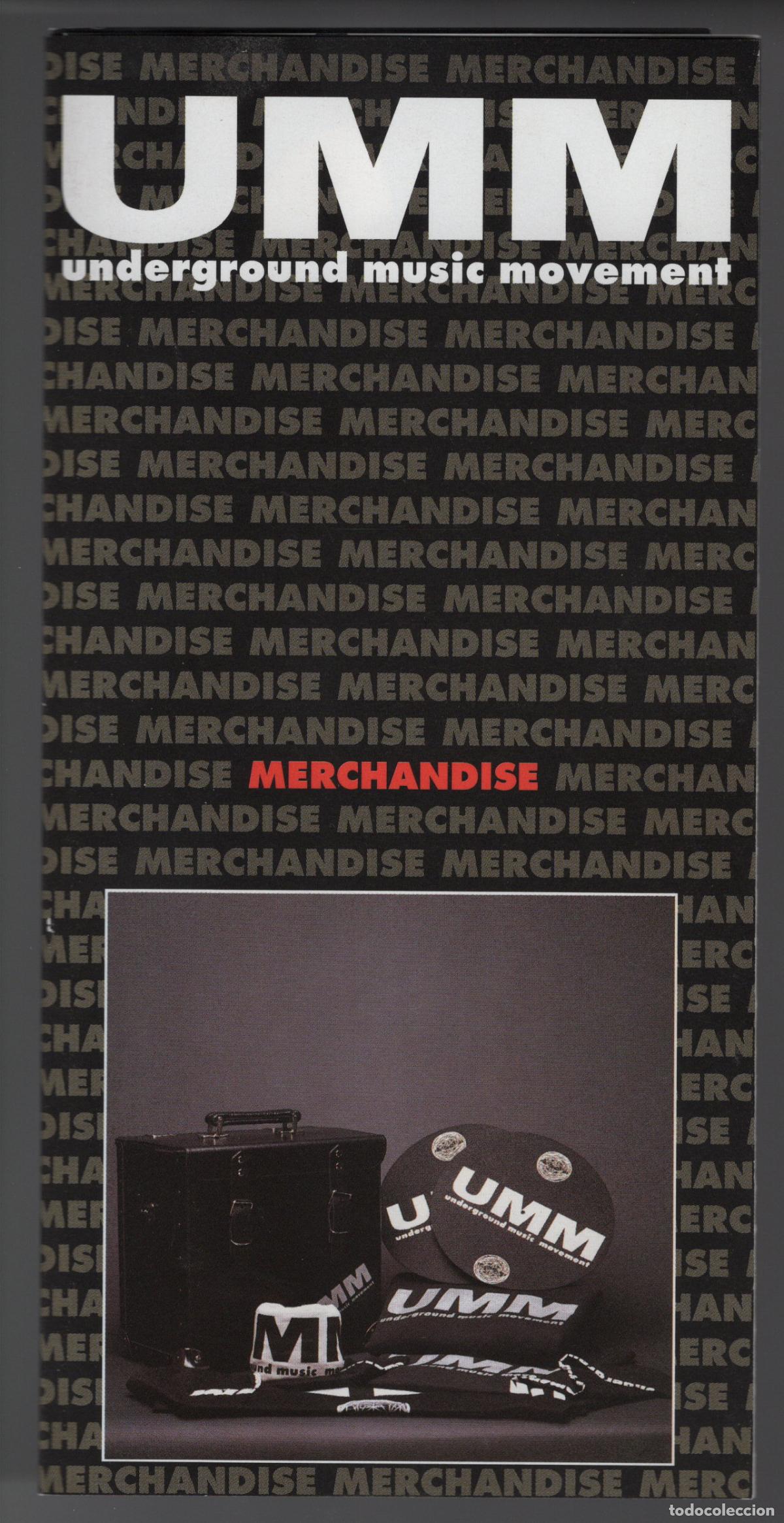 Sammelleidenschaft Andere Papierartikel: UMM UNDERGROUND MUSIC MOVEMENT - MERCHANDISE