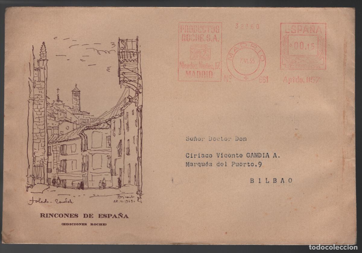 Sammelleidenschaft Andere Papierartikel: SOBRE RINCONES DE ESPA&Ntilde;A DE EDICIONES ROCHE - TOLEDO