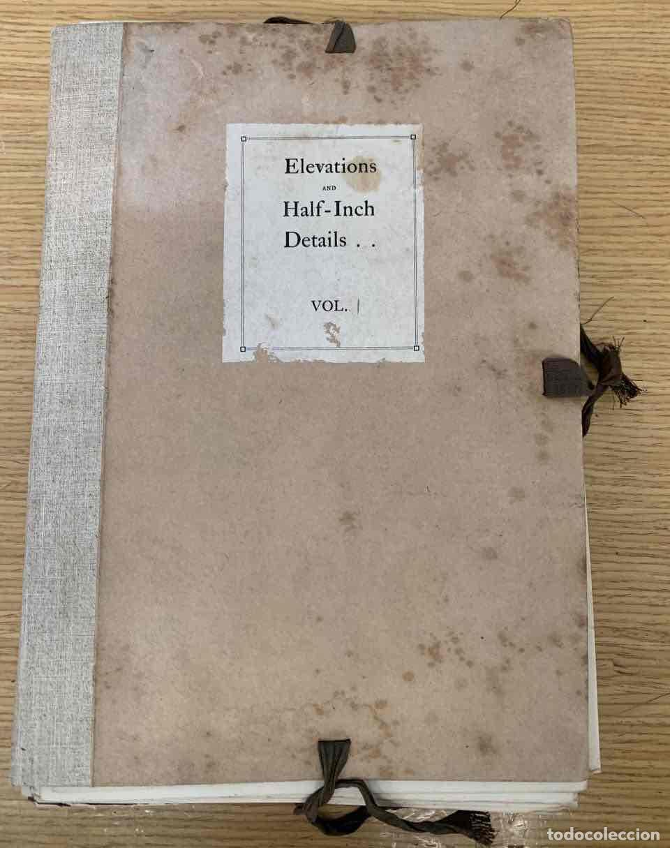 Paper Collecting Others: PORTOFOLIO ELEVATIONS AND HALF-INCH DETAILS. BRITISH COMPETITIONS. ARQUITECTURA