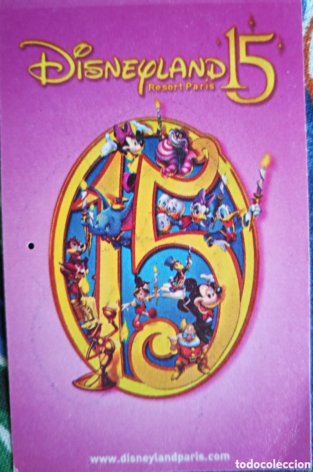 Otros art&iacute;culos de coleccionismo en papel: ENTRADA EURODISNEY PARIS