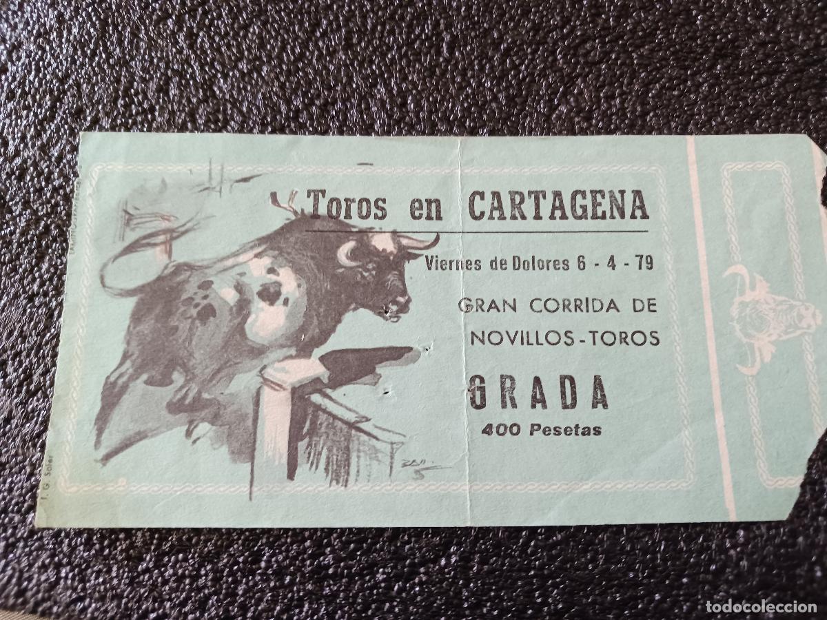 Sammelleidenschaft Andere Papierartikel: Entrada plaza de toros de cartagena 1979