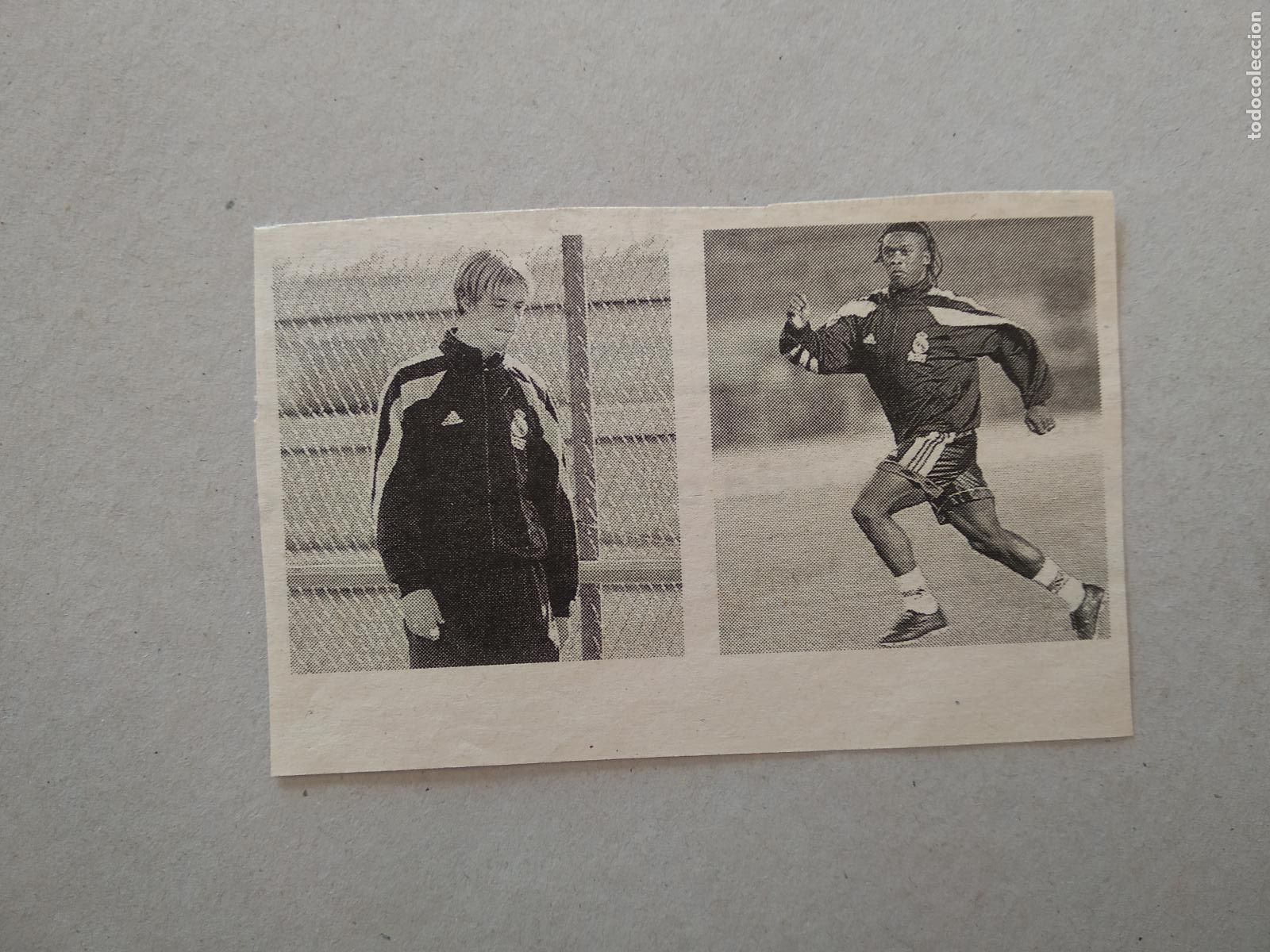 Otros Art&iacute;culos de Coleccionismo en Papel: ANTIGUO RECORTE DIARIO PERIODICO GUTI SEEDORF REAL MADRID MIDE 10,3CM X 6,6CM