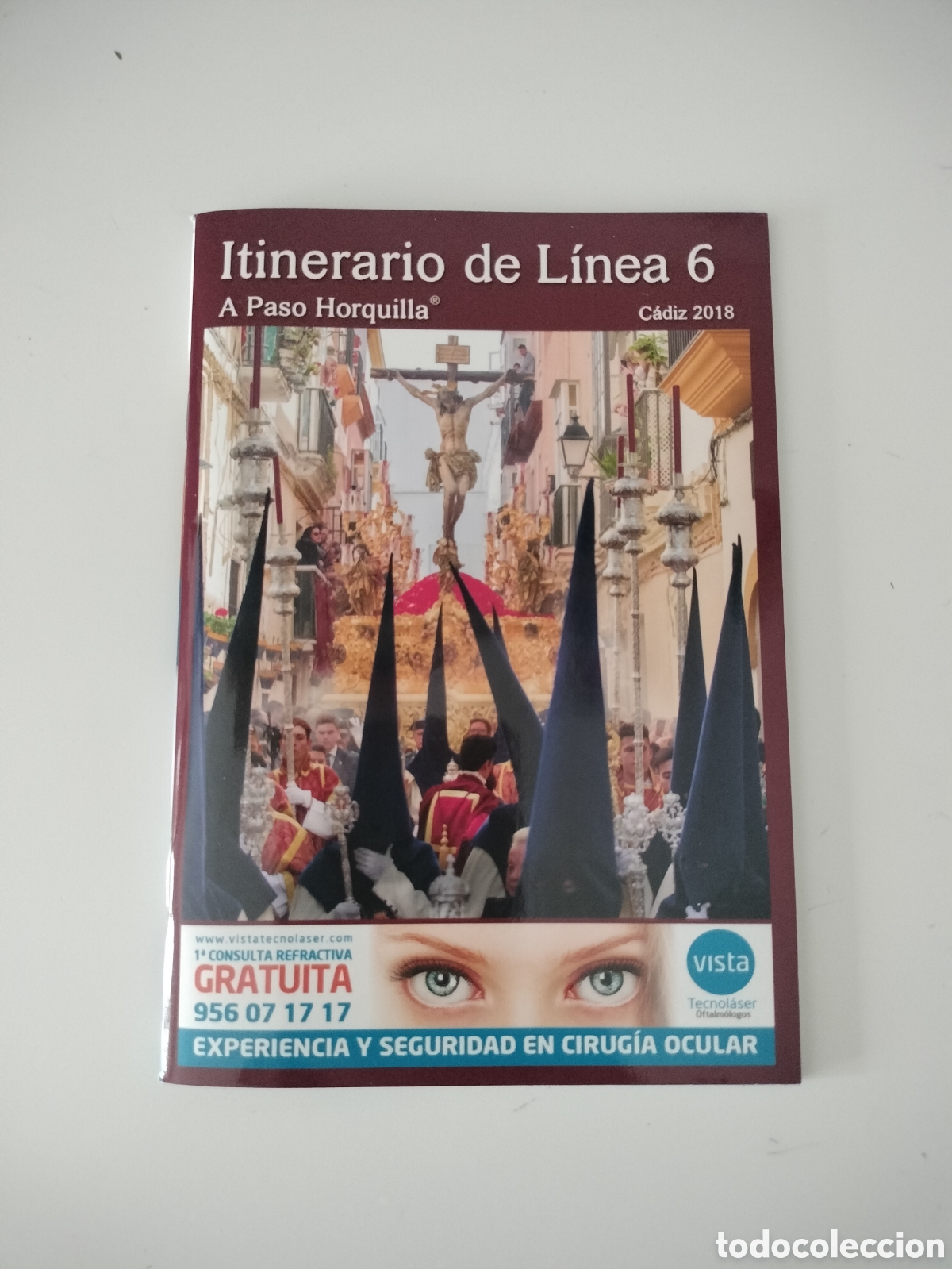 Otros Art&iacute;culos de Coleccionismo en Papel: ITINERARIO DE L&Iacute;NEA 6. A PASO HORQUILLA. SEMANA SANTA DE C&Aacute;DIZ 2018