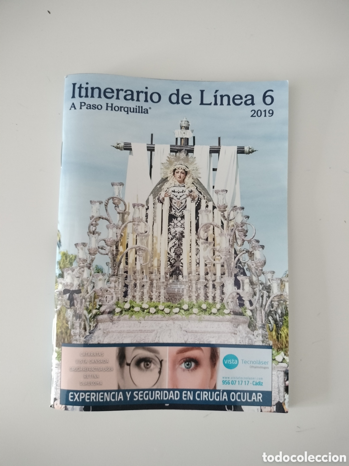 Otros Art&iacute;culos de Coleccionismo en Papel: ITINERARIO DE L&Iacute;NEA 6. A PASO HORQUILLA. SEMANA SANTA DE C&Aacute;DIZ 2019