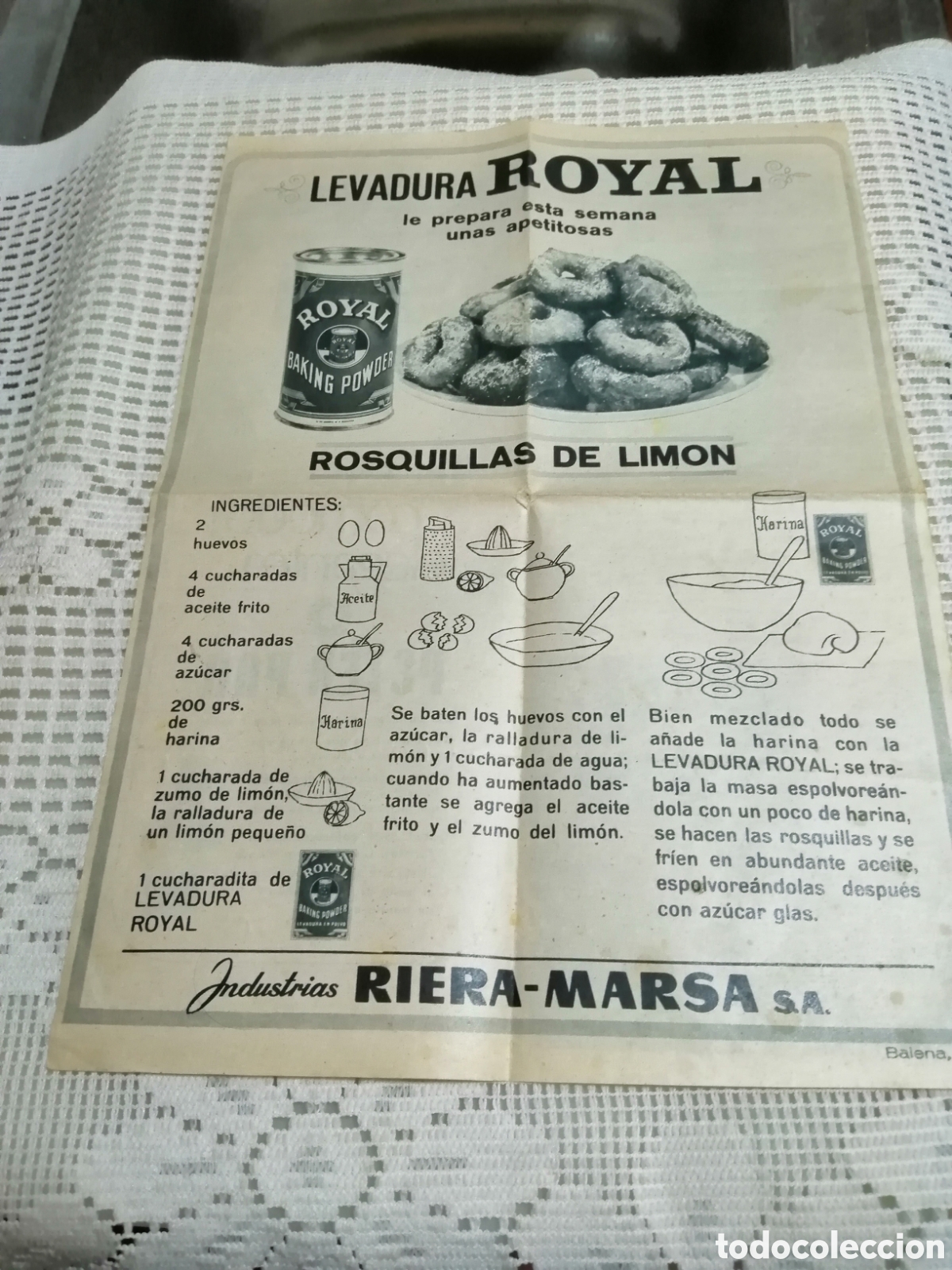 Otros Art&iacute;culos de Coleccionismo en Papel: HOJA REVISTA PUBLICIDAD LEVADURA ROYAL Y SUJETADOR PETER PAN. A&Ntilde;OS 60