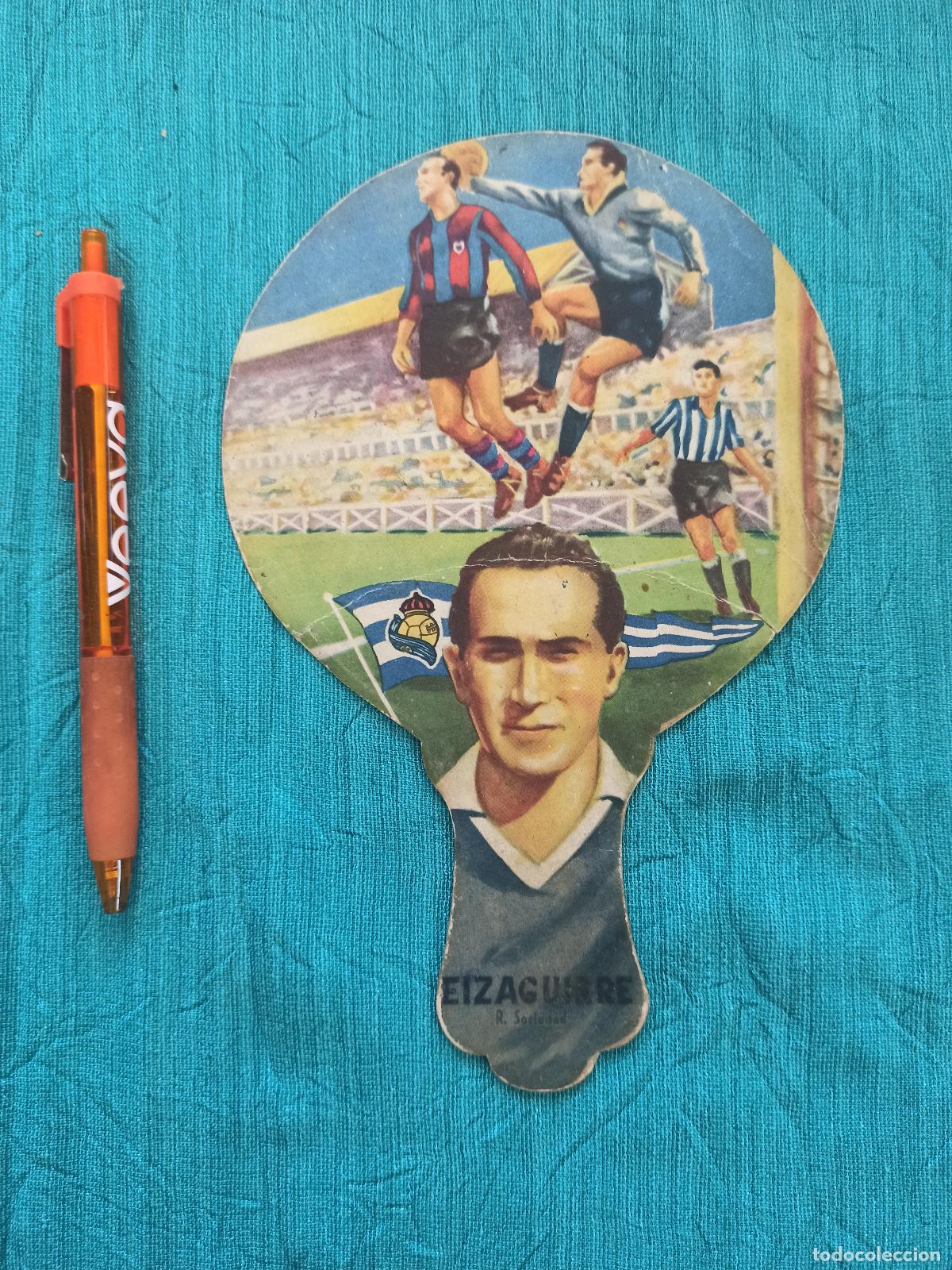 Otros art&iacute;culos de coleccionismo en papel: Antiguo abanico Pai Pai. Pay Pay. Publicidad. Drogueria Casas. Eizaguirre. Futbol. Real Sociedad