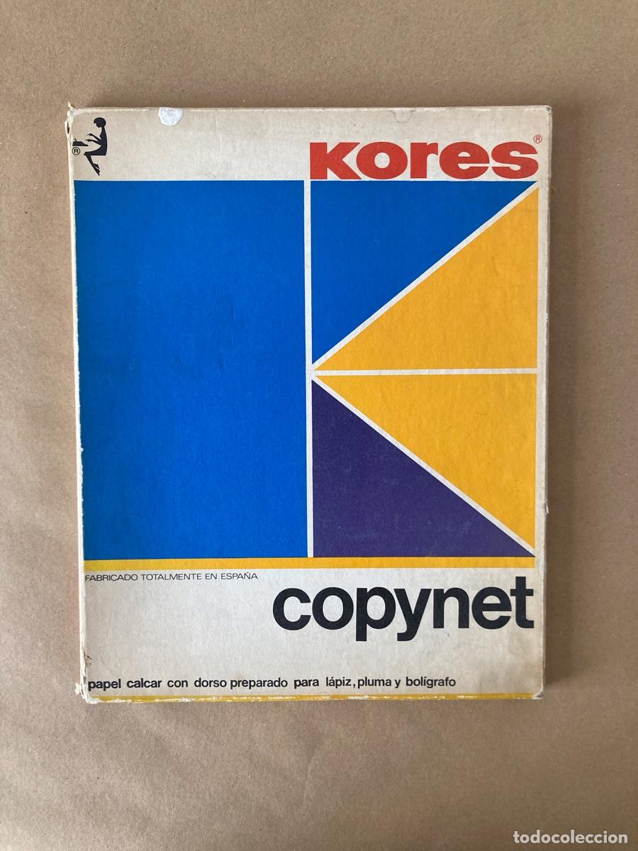 Otros art&iacute;culos de coleccionismo en papel: KORES COPYNET - CAJA DE PAPEL CALCAR AZUL TAMA&Ntilde;O FOLIO