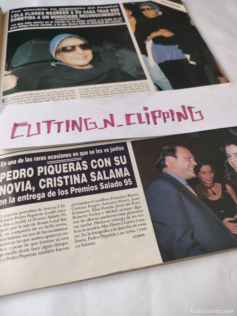 Otros art&iacute;culos de coleccionismo en papel: Clipping H950203 LOLA FLORES, PEDRO PIQUERAS
