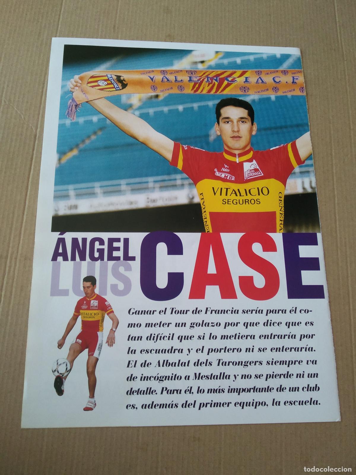 Otros Art&iacute;culos de Coleccionismo en Papel: HOJA REVISTA VALENCIA ENTREVISTA ANGEL CASERO CICLISMO