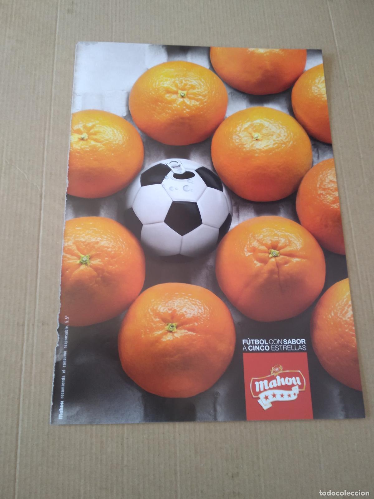 Otros art&iacute;culos de coleccionismo en papel: HOJA REVISTA VALENCIA PUBLICIDAD MAHOU CLUB SIMPATIZANTE TARJETA ORO