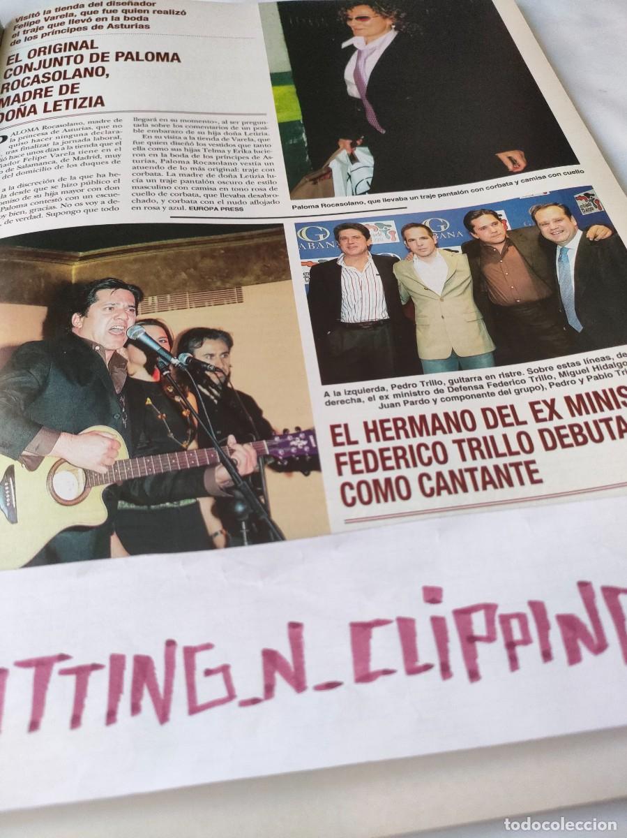 Otros Art&iacute;culos de Coleccionismo en Papel: Clipping H052804 PEDRO TRILLO, ROCASOLANO, ROCIO DURCAL