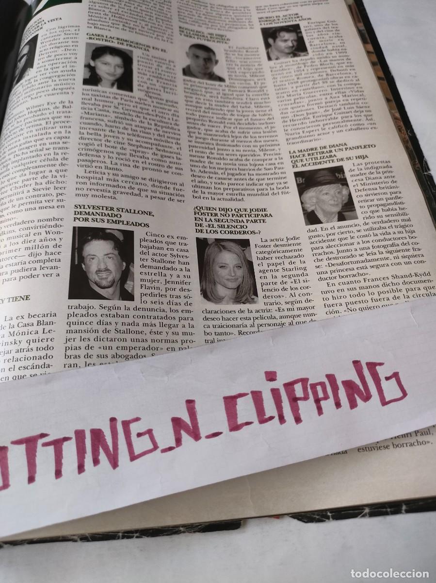 Otros Art&iacute;culos de Coleccionismo en Papel: Clipping H991612 STALLONE, JODIE FOSTER