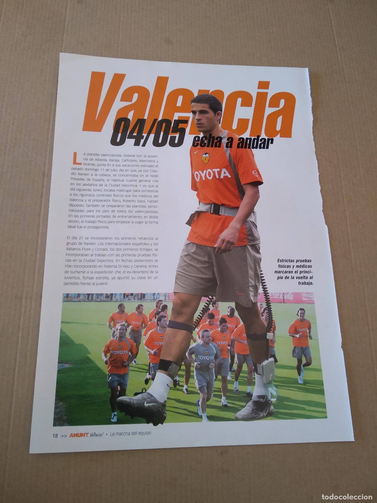 Otros art&iacute;culos de coleccionismo en papel: HOJA REVISTA VALENCIA 2004-2005 ECHA A ANDAR PUBLICIDAD MAHOU