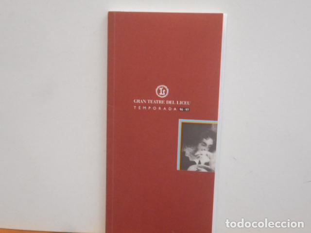Paper Collecting Others: GRAN TEATRE DEL LICEU. TEMPORADA 199-1997