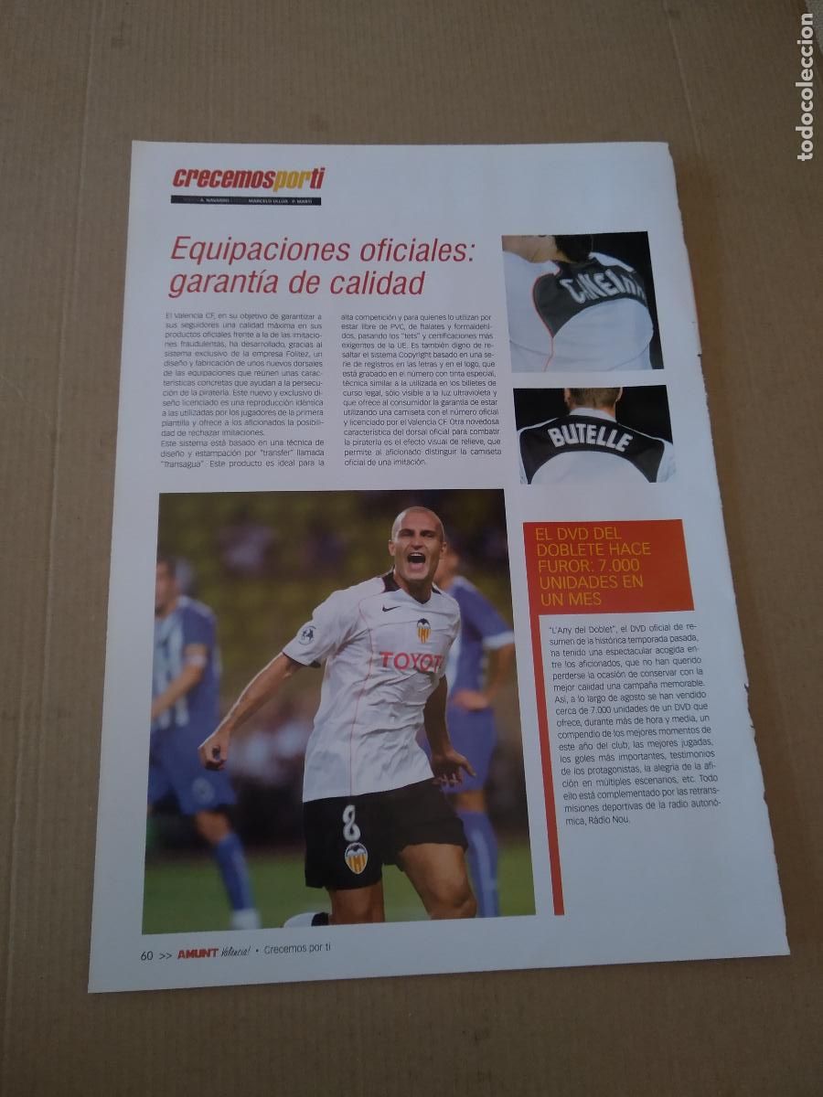 Otros Art&iacute;culos de Coleccionismo en Papel: HOJA REVISTA VALENCIA BARAJA TOYOTA INTERAPUESTAS ANITIN EQUIPO PLANTILLA