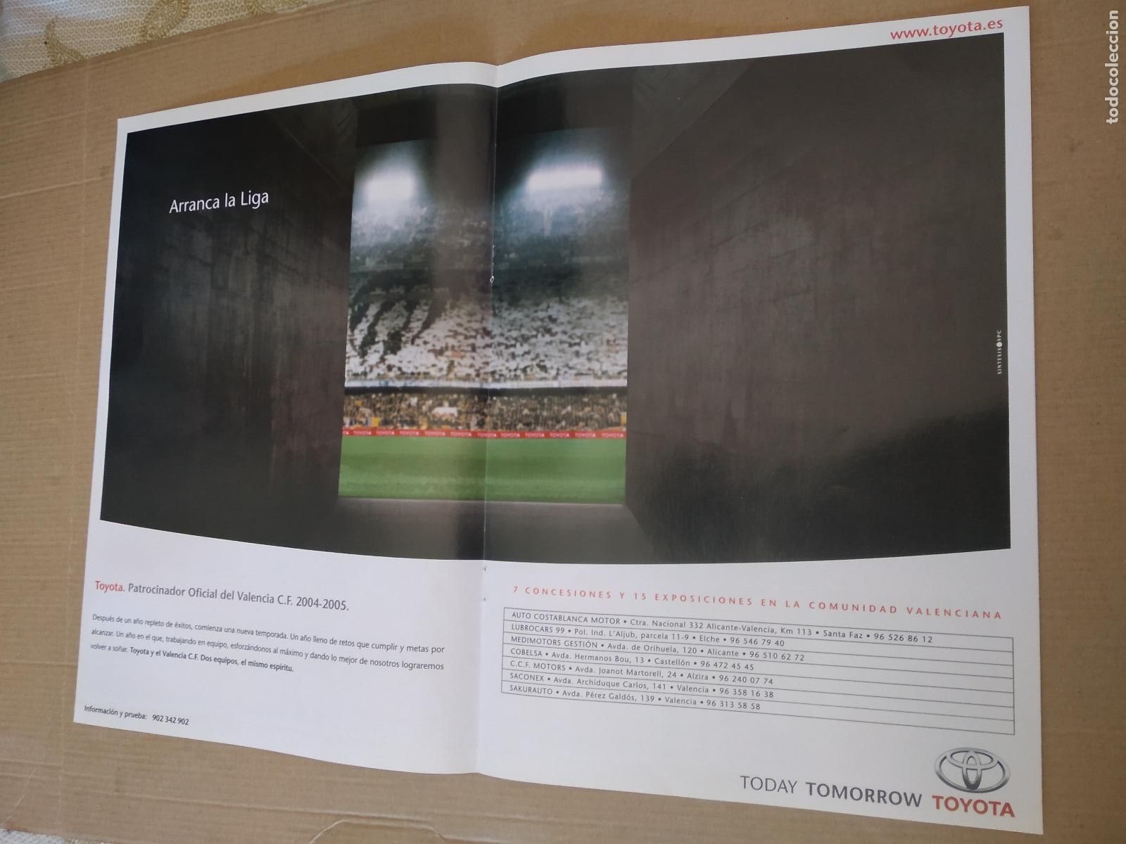 Otros Art&iacute;culos de Coleccionismo en Papel: HOJA REVISTA VALENCIA PUBLICIDAD TOYOTA EXPANSION MARCA LIDER VALENCIA SOLIDARIO AIMAR ONZA PUBLI