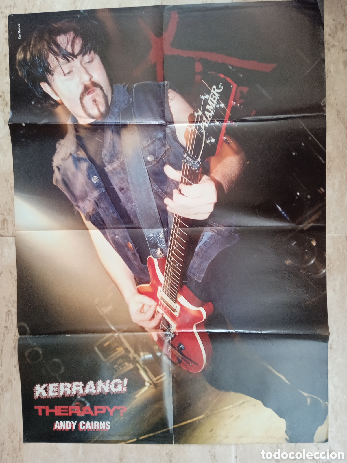 Otros Art&iacute;culos de Coleccionismo en Papel: Poster doble revista Kerrang Nuno Bettencourt Extreme / Andy Cairns Therapy?