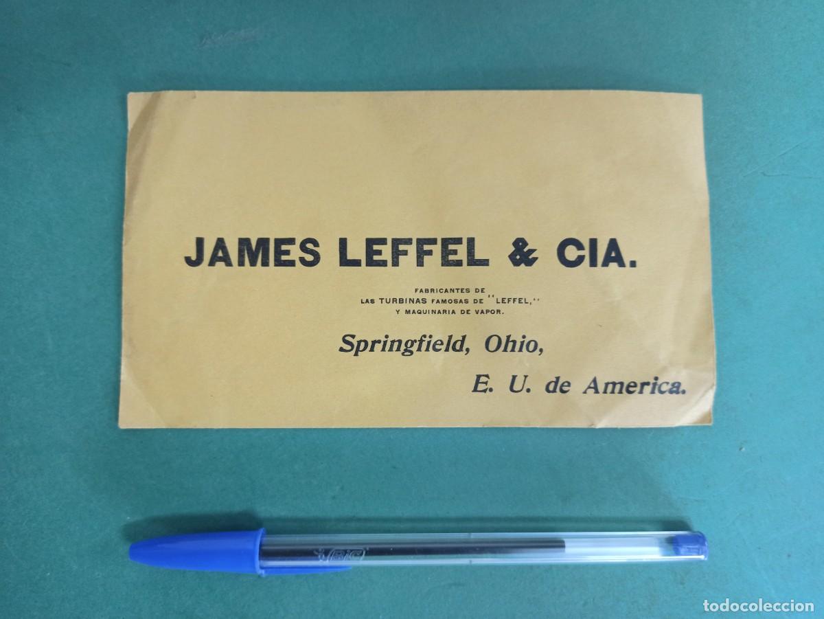 Otros art&iacute;culos de coleccionismo en papel: Antiguo sobre Compa&ntilde;ia James Leffel & Cia. Ohio. Estados Unidos. America.