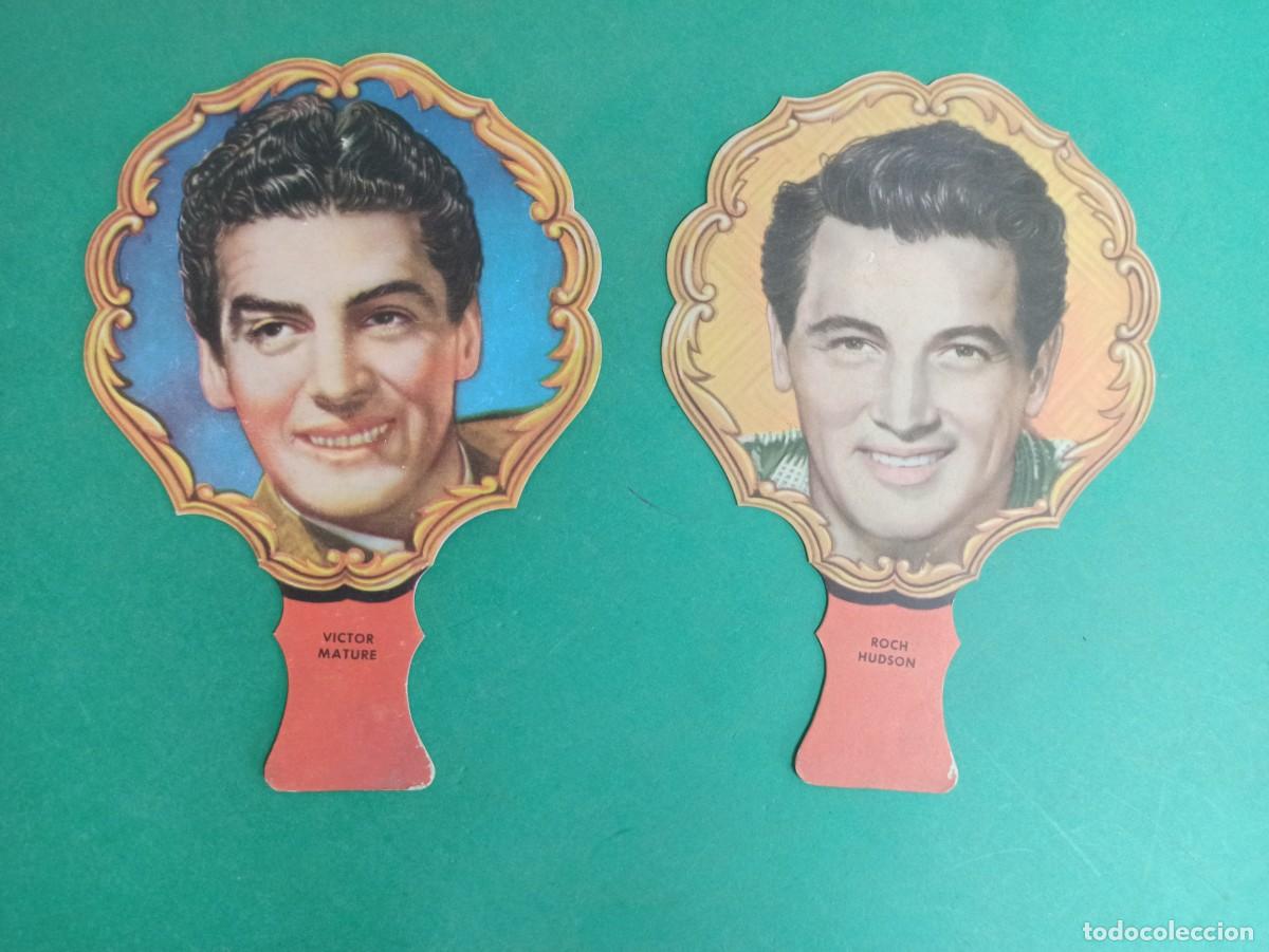 Otros art&iacute;culos de coleccionismo en papel: 2 Antiguos abanicos Pai Pai, Pay pay. Publicidad Bar-Casino Jose Moraton. Actores cine.