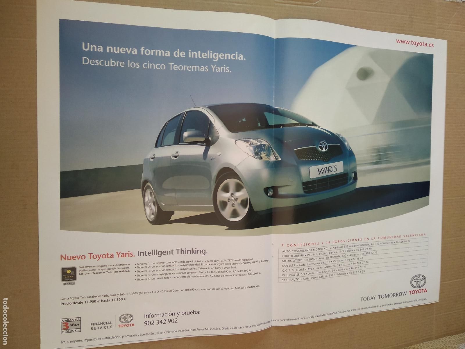 Otros Art&iacute;culos de Coleccionismo en Papel: HOJA REVISTA VALENCIA VS ATLETICO DE MADRID MASTER INTERNACIONAL TIPO POSTER PUBLICIDAD COCHE TOYOTA