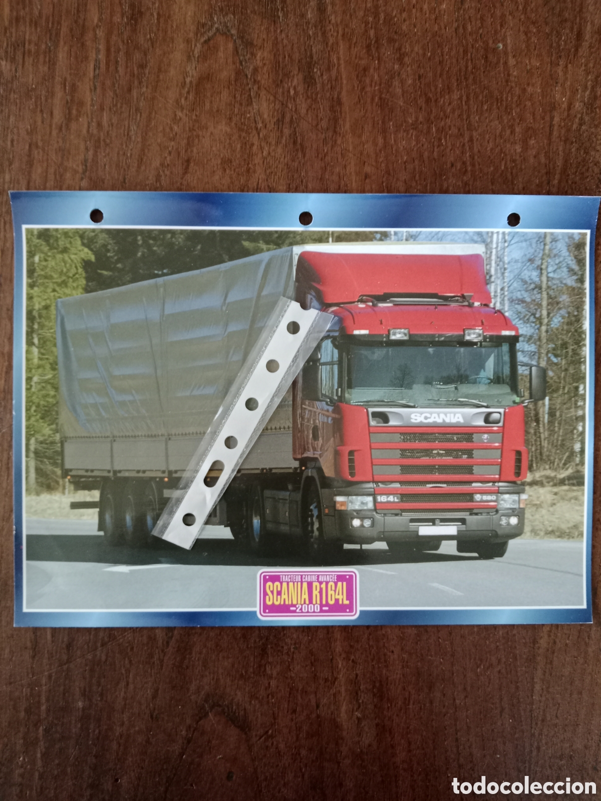 Outros artigos de papel: Ficha cami&oacute;n Scania R 164 L