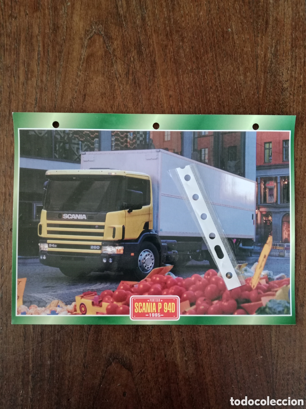 Outros artigos de papel: Ficha cami&oacute;n Scania P 94 D