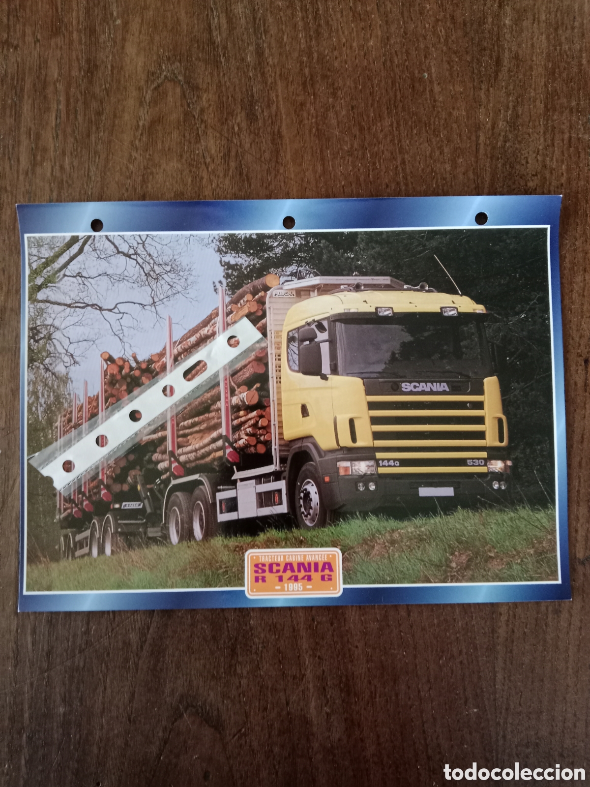 Outros artigos de papel: Ficha cami&oacute;n Scania R 144 G