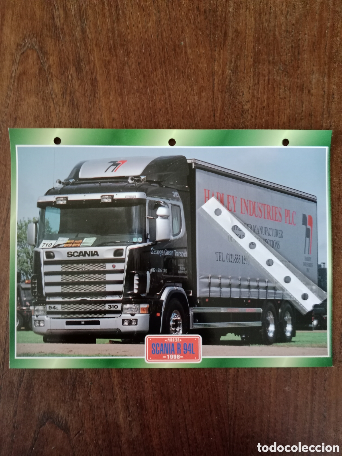 Paper Collecting Others: Ficha cami&oacute;n Scania R 94 L