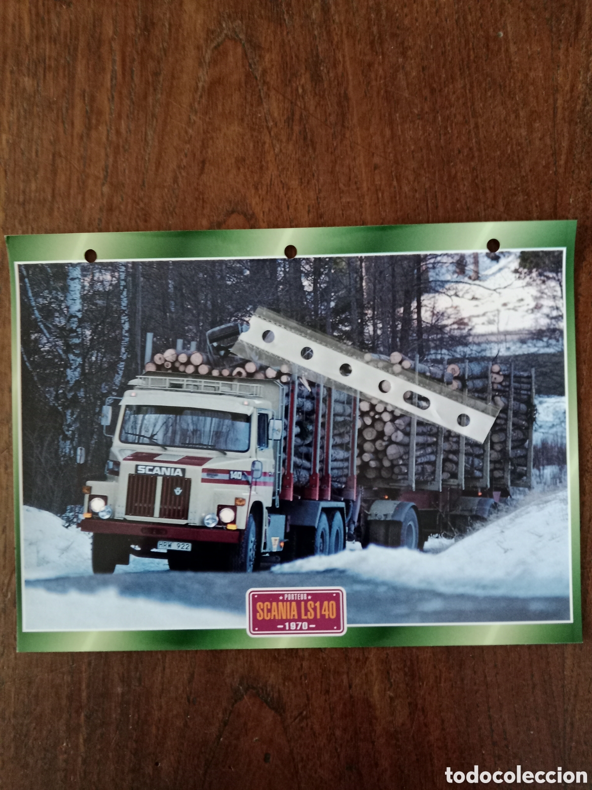 Paper Collecting Others: Ficha cami&oacute;n Scania LS 140