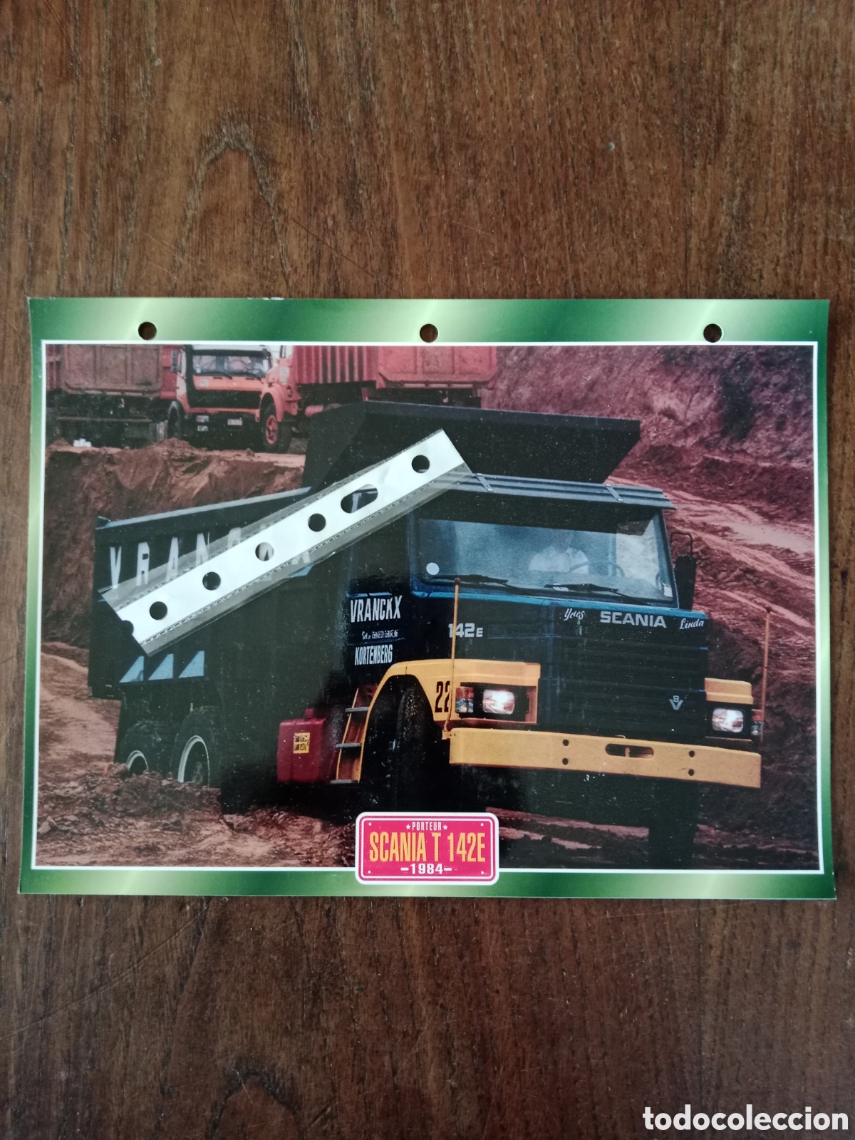 Paper Collecting Others: Ficha cami&oacute;n Scania T 142 E